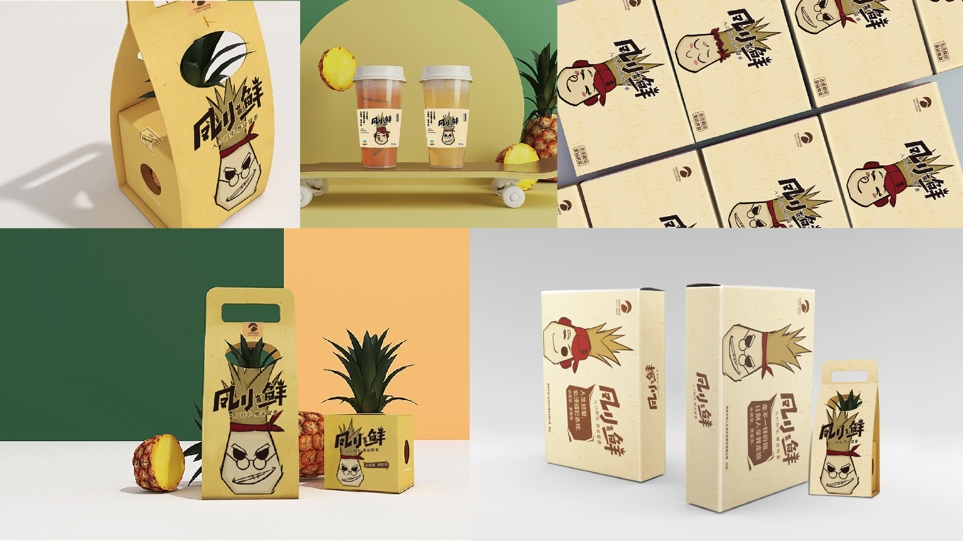 昭通凤小鲜凤梨品牌形象设计